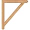Ekena Millwork Traditional Arts & Crafts Smooth Bracket, Western Red Cedar, 3 1/2"W x 34"D x 38"H BKT04X34X38TRA03SWR - alternate 2